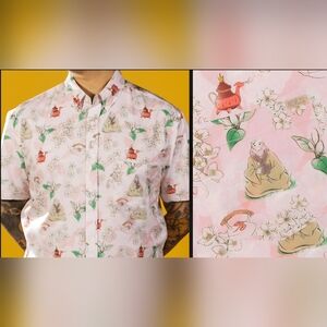 RSVLTS x Nickelodeon Women's Button Down Shirt "JASMINE DRAGON"